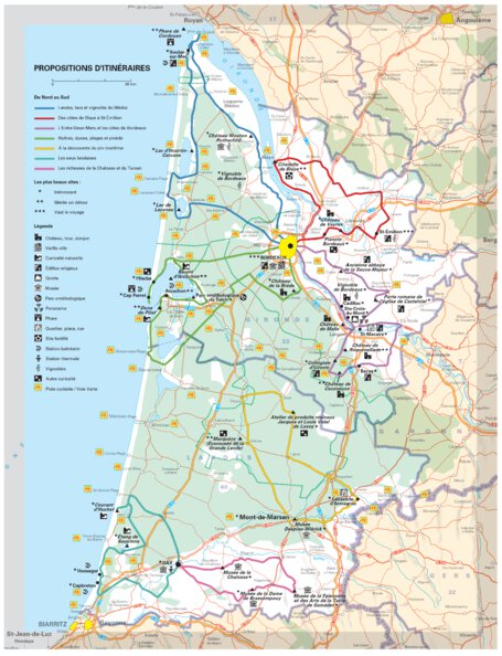 Gironde, Landes - Propositions D'itinéraires Preview 1