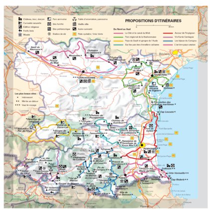 Aude, Pyrénées-Orientales - Propositions D'itinéraires Preview 1