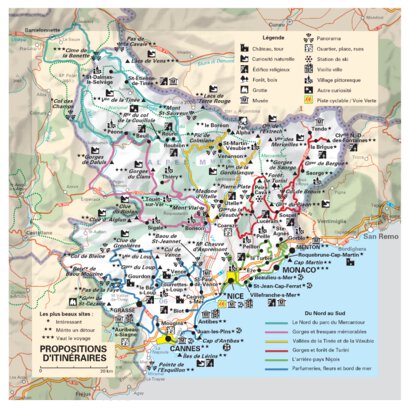 Alpes-Maritimes - Propositions D'itinéraires Preview 1