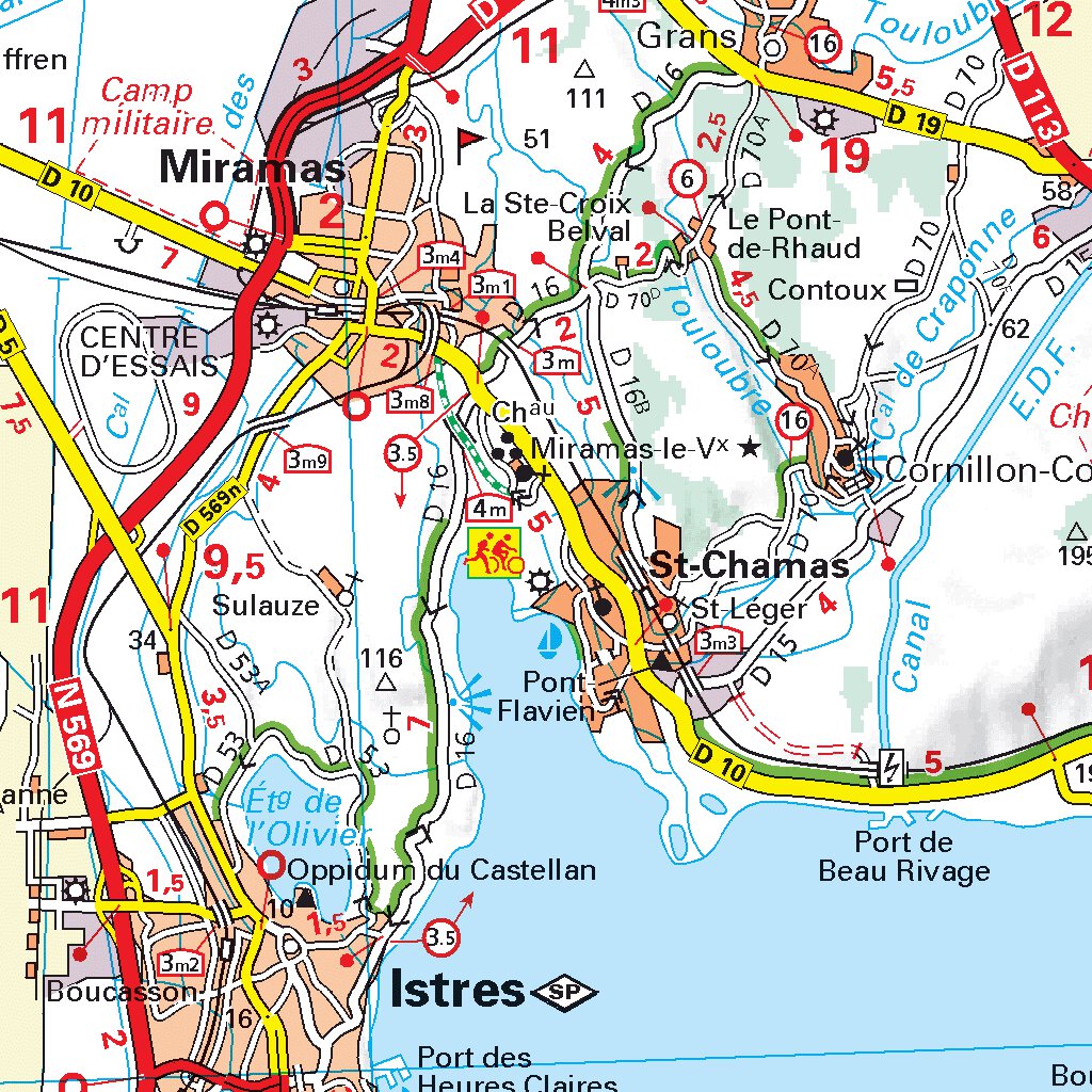 Bouches-Du-Rhône, Var Map by Michelin | Avenza Maps