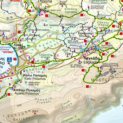 Amorgos, Cyclades [Hiking Map 1:32.000] Preview 3