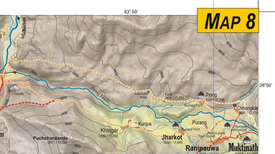 Annapurna Treks in 15 Maps Preview 2