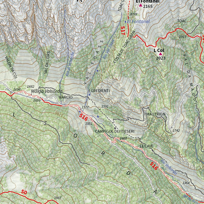 4LAND 181 Sciliar Catinaccio Latemar (Seiser Alm Rosengarten) - south side - ed.2022 Preview 3