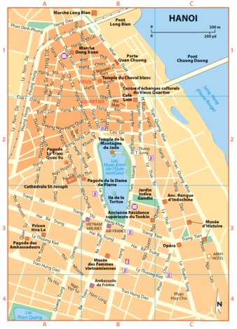 Vietnam Laos Cambodge / Vietnam Laos Cambodia Hanoi Inset Preview 1