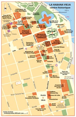 Cuba routière et touristique Inset La Habana 3 Preview 1