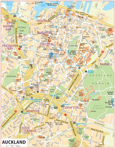 Nouvelle-Zélande / Nieuw-Zeeland Inset Auckland Preview 1
