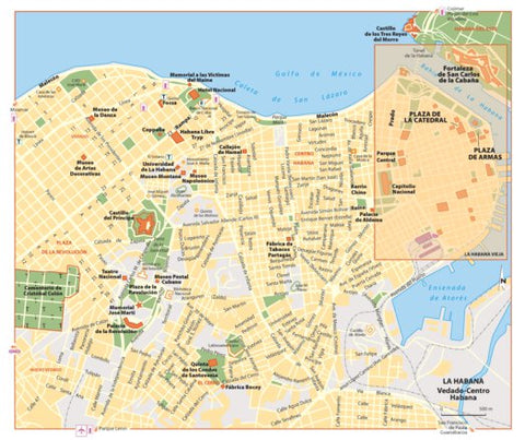 Cuba routière et touristique Inset La Habana 1 Preview 1