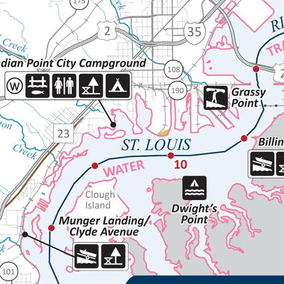 St. Louis River State Water Trail - Map 3 Highway 2 to Lake Superior Preview 3