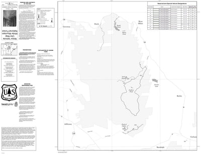 White Mountain NF MVUM Kilkenny Preview 1