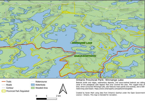 Ontario Nature Reserve: Winnange Lake Preview 1