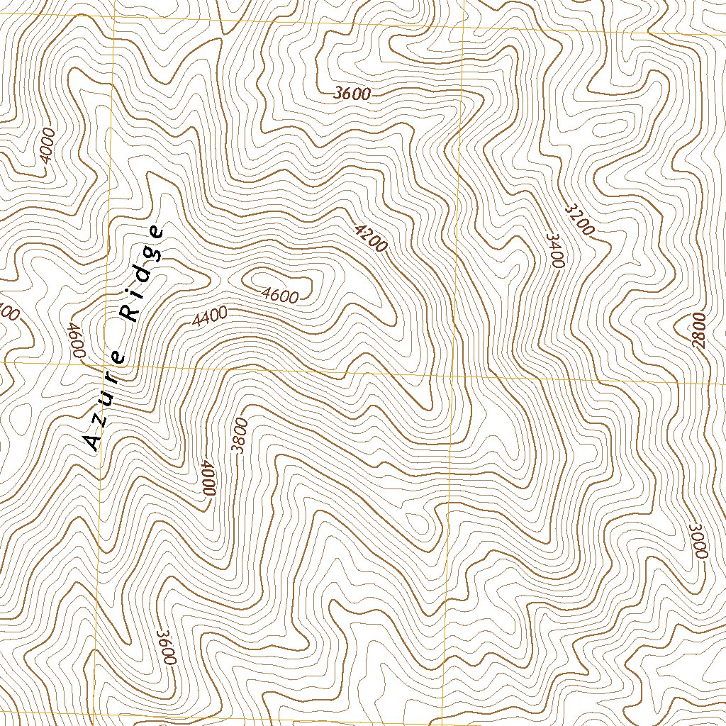 Azure Ridge, NV (2021, 24000-Scale) Map by United States Geological ...