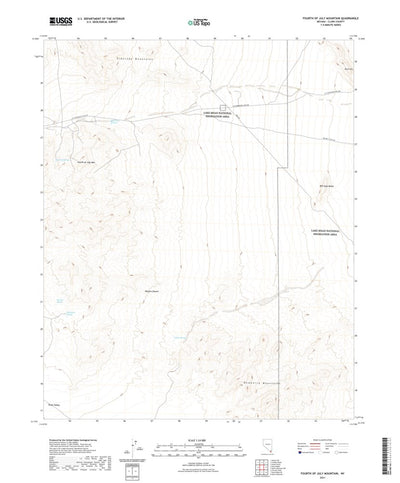 Fourth of July Mountain, NV (2021, 24000-Scale) Preview 1