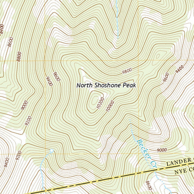 North Shoshone Peak, NV (2021, 24000-Scale) Preview 3