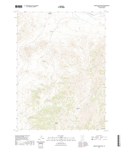 Ninemile Mountain NE, NV (2021, 24000-Scale) Preview 1