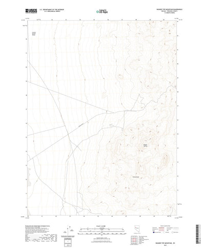 Ragged Top Mountain, NV (2021, 24000-Scale) Preview 1