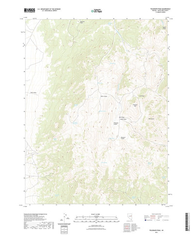 Telegraph Peak, NV (2021, 24000-Scale) Preview 1