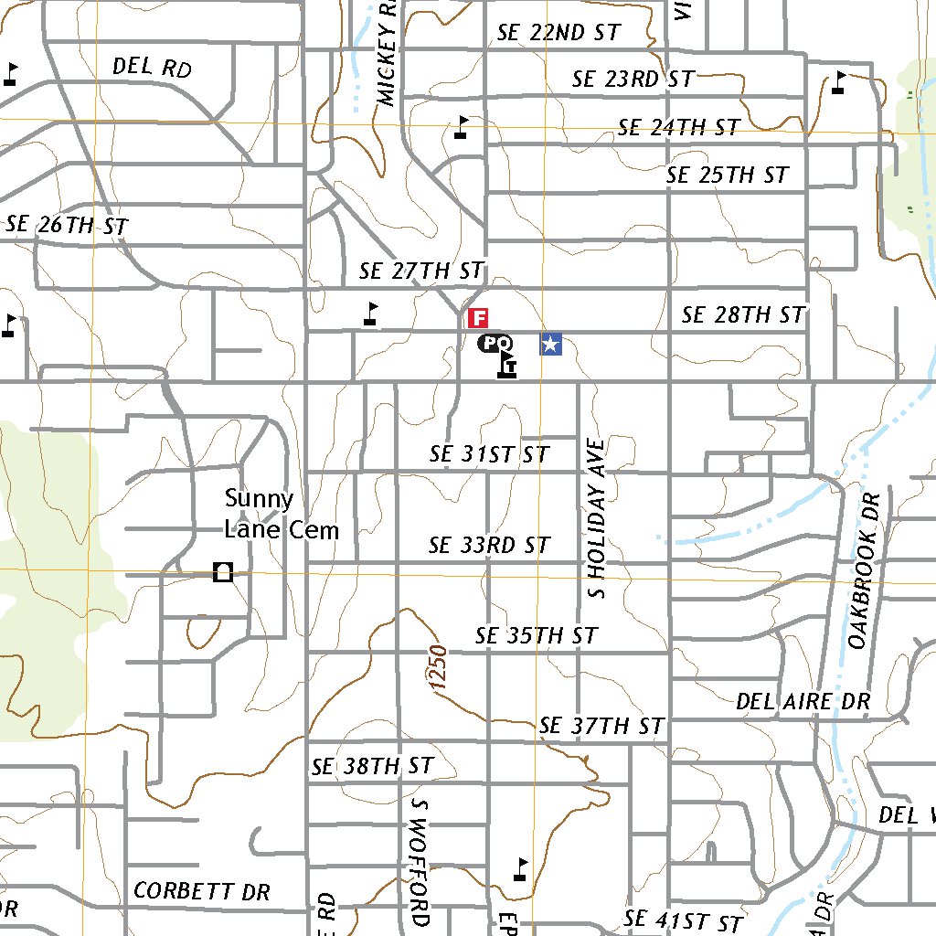 Midwest City, OK (2022, 24000-Scale) Map by United States
