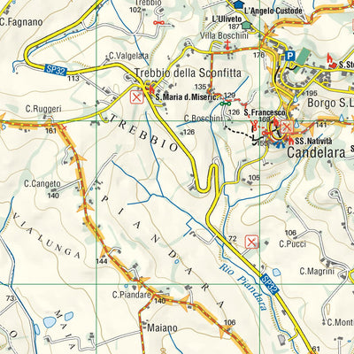 Colline di Pesaro, Parco Monte San Bartolo 1:25.000/1:15.000 Preview 2