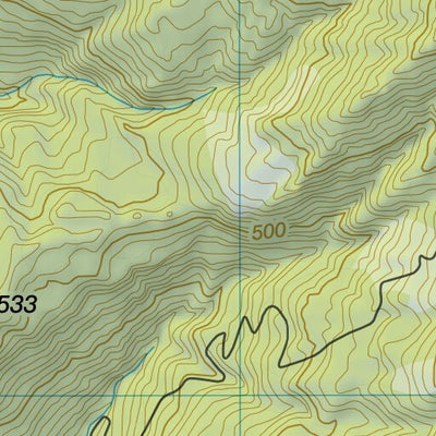 Maya-san 摩耶山 Hiking Map (Tohoku, Japan) 1:25,000 Preview 2
