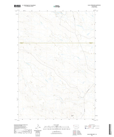 Alkali Creek West, SD (2021, 24000-Scale) Preview 1