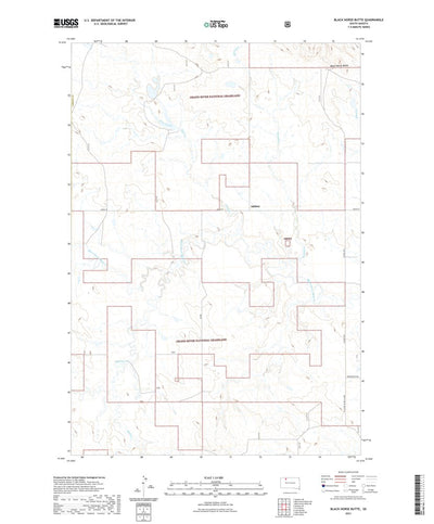Black Horse Butte, SD (2021, 24000-Scale) Preview 1