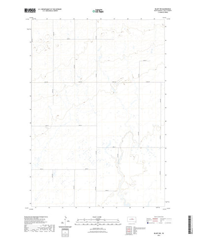 Blunt NW, SD (2021, 24000-Scale) Preview 1