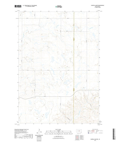 Chapelle Lake SW, SD (2021, 24000-Scale) Preview 1