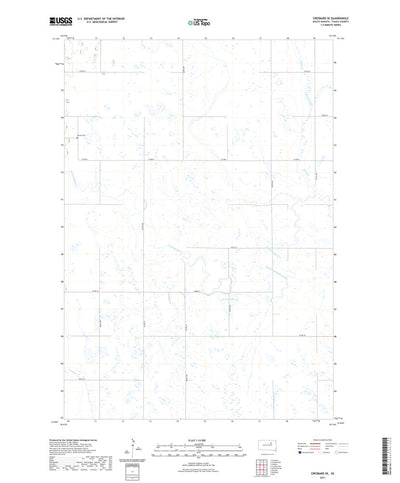 Cresbard SE, SD (2021, 24000-Scale) Preview 1