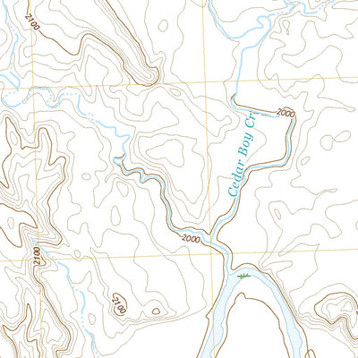 Cottonwood Creek NW, SD (2021, 24000-Scale) Preview 3