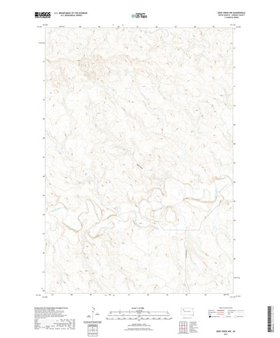 Deep Creek NW, SD (2021, 24000-Scale) Preview 1