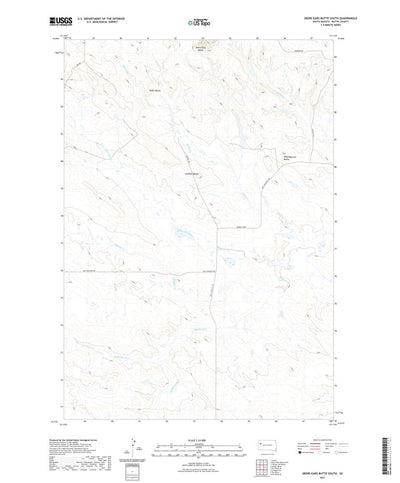 Deers Ears Butte South, SD (2021, 24000-Scale) Preview 1