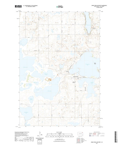 Enemy Swim Lake West, SD (2021, 24000-Scale) Preview 1