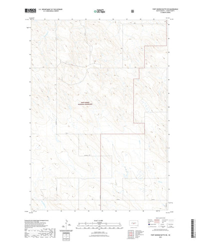 Fort George Butte SW, SD (2021, 24000-Scale) Preview 1