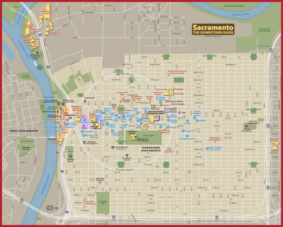 Sacramento: The Downtown Map Guide Preview 1