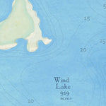 Wind Lake, Waubeesee Lake, and Long Lake in Racine County, Wisconsin Preview 2