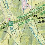 Fujikura-yama 藤倉山 Hiking Map (Tohoku, Japan) 1:25,000 Preview 2