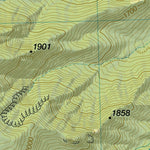 Shimagare-yama 縞枯山 Chausu-yama 茶臼山 Hiking Map (Chubu, Japan) 1:25,000 Preview 3