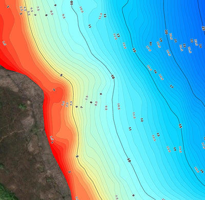 Сомин озеро (Волинська область). Карта глибин Preview 3