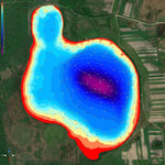 Сірче озеро (с. Добре, Камінь-Каширського району. Волинська область). Карта глибин Preview 1