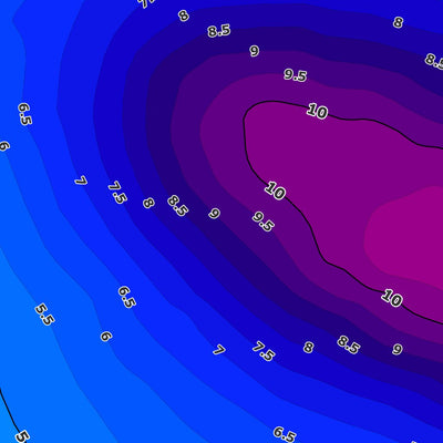 Сірче озеро (с. Добре, Камінь-Каширського району. Волинська область). Карта глибин Preview 2