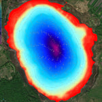 Сомин озеро (Волинська область). Карта глибин Preview 1