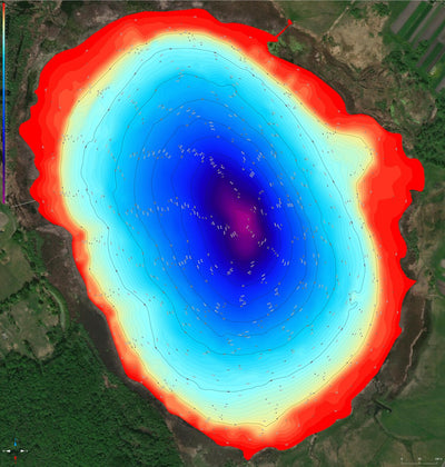 Сомин озеро (Волинська область). Карта глибин Preview 1