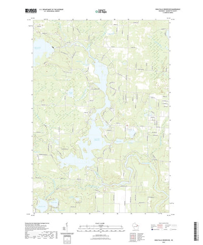 High Falls Reservoir, WI (2022, 24000-Scale) Preview 1