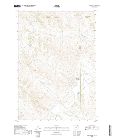 Cabin Creek NE, WY (2021, 24000-Scale) Preview 1