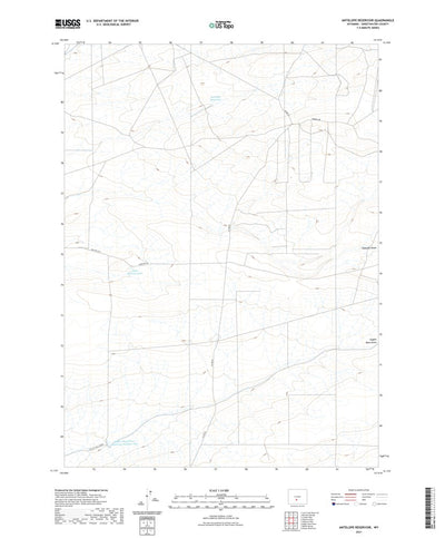 Antelope Reservoir, WY (2021, 24000-Scale) Preview 1