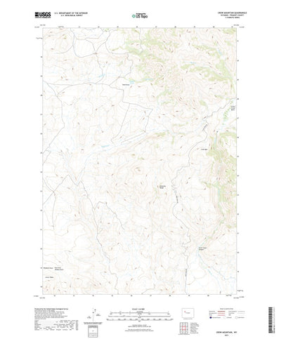 Crow Mountain, WY (2021, 24000-Scale) Preview 1