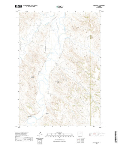 Cabin Creek SE, WY (2021, 24000-Scale) Preview 1