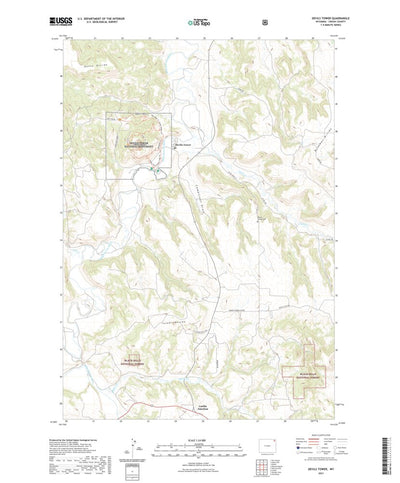 Devils Tower, WY (2021, 24000-Scale) Preview 1