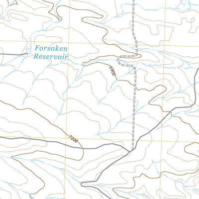 Cow Creek Reservoir SW, WY (2021, 24000-Scale) Preview 2