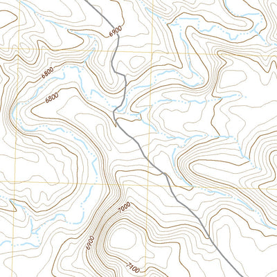 Cow Creek Reservoir SW, WY (2021, 24000-Scale) Preview 3